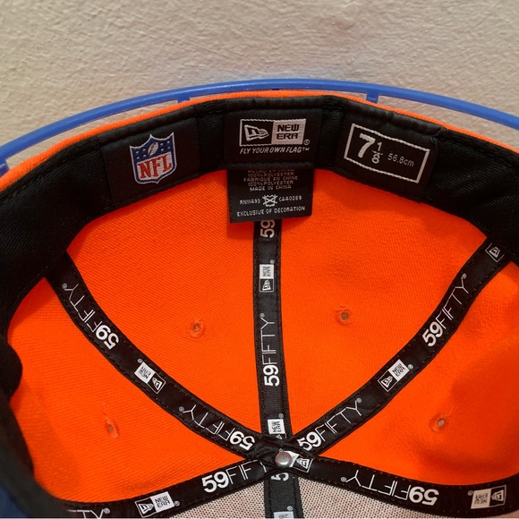 New Era Denver Broncos Alternate Size 7 1/4 NWOT - Picture 6 of 7